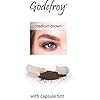Godefroy Instant Eyebrow Tint – Medium Brown Eyebrow Capsule Tint for Long Lasting Colour – Easy to Use Brow Tint Kit Includes 4 Applications