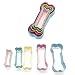Yonisun 5 In 1 Stainless Steel Metal Dog Bone Shape Cookie Cutter Set Colorful