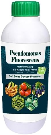 Pseudomonas Fluorescens Liquid Bio Fertilizer for Plants | Organic Bio Fungicide | Improves Root Health & Soil Microbes | Disease Control for Vegetables, Fruits & Garden Plants 500ml