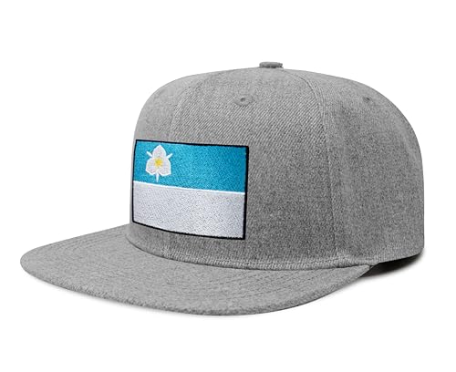 Image of International Tie City Hat for Men and Women, Adjustable Snapback Trucker Baseball Cap with Embroidered Patch