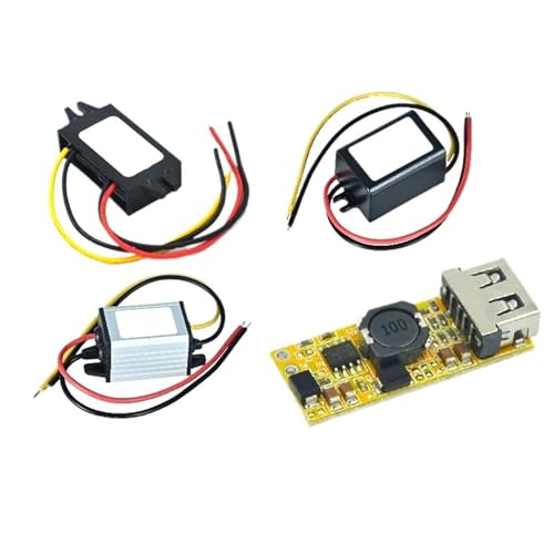 Convertisseur CC 12V à 5V 3A 15W alimentation abaisseur de tension voiture boîtier aluminium