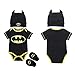 Produktbild Strampler Set Junge, 2018 heißer Verkauf Baby Jungen Kurzarm Superman Strampler Hut Schuhe und Socken dreiteilige Kleidung Set