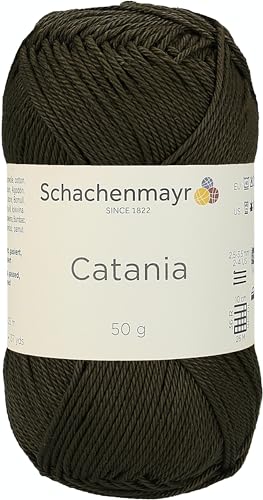 Schachenmayr - Catania Handstrickgarn, Häkelgarn, Farbe 414 Tarnung, Braun - 125 M