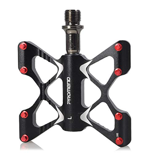 Thinktop Bike Pedals 3 Bearing Road Mountain Bike Platform Pedals Flat Sealed Lubricate Bearing Axle 9/16 Inch For Bmx Mtb #TOP2