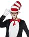 Spirit Halloween Dr. Suess Adult the Cat In the Hat Costume | Officially Licensed | Group Costume | Dr. Suess Cosplay