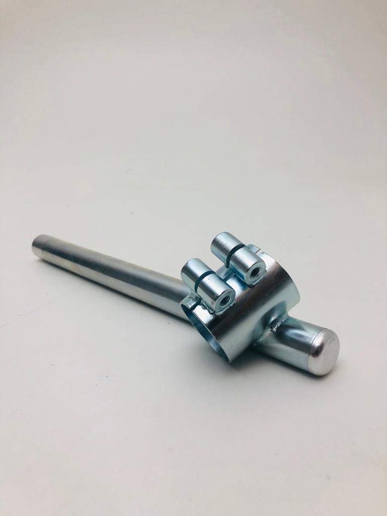 COPPIA SEMIMANUBRI IN ACCIAIO ZINCATO COMPATIBILI CON MOTO MINARELLI DM 35 mm