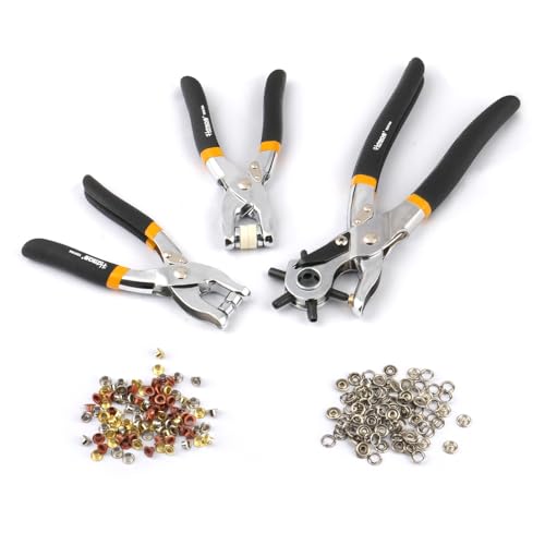 Pince perforatrice pour trouer le cuir et réparer les œillets de chaussures facilement