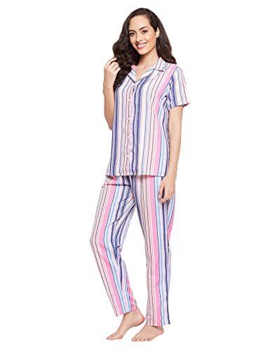 Image of Clovia Women Rayon Pajama Set