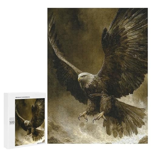 Rompecabezas de águila de 500 piezas: el pasatiempo ideal para decorar tu hogar
