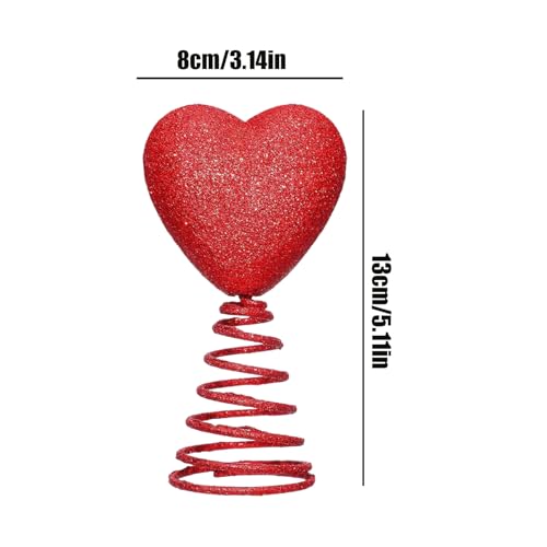 Decoración de árbol de corazón de resina para día festivo 3