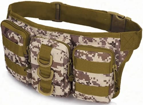 BALAMLB Portátil Bolso Cintura Táctica Molle 3 Bolsas Pequeñas, Militar Multifunción Riñonera De Cintura Mpermeable para Hombre Mujer Motorista Ciclismo Montaña Outdoor Correr Camping Caza Pesca H