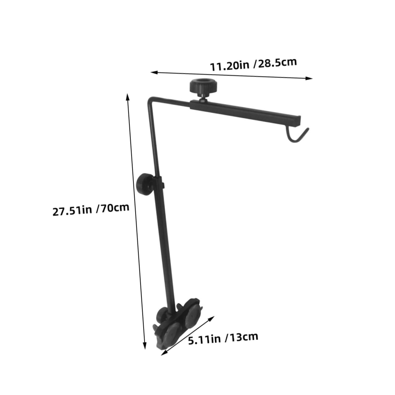 GANAZONO Support De Lampe pour Reptiles Support Ajustable pour Lampes De Chauffage pour Aquariums Et Terrariums Compatible avec Tortues Et Reptiles