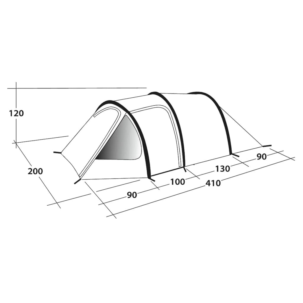 Outwell Unisex Erwachsene Earth Wurfzelte, Blau, 360 x 210 x 125 cm