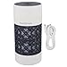 Haofy Umidificatore per auto ultra sonoro, grande volume, silenzioso, USB, 250 ml, diffusore di oli essenziali, per scrivania, ufficio, camera da letto, auto, casa, ufficio (blu scuro) immagine