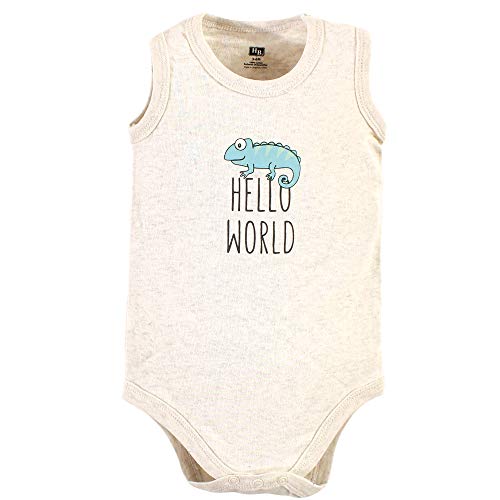 Image of Hudson Baby Unisex Baby Cotton Sleeveless Bodysuits