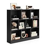 Design Pratique : Ce meuble de rangment est dotée de boucles arrière renforcées qui fixent le panneau arrière au cadre, améliorant la stabilité globale. Le design à cubes ouverts permet un accès facile aux objets stockés et offre également des options d'exposition créatives.