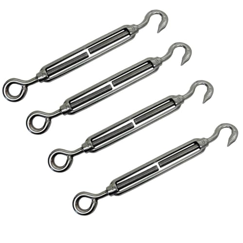Prolinemax 4 Pcs Marine Stainless Steel 3/8