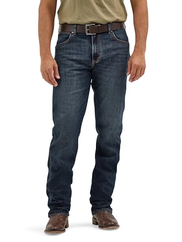 Wrangler Mens Retro Slim Fit Straight Leg Jeans Tilden 36W x 34L