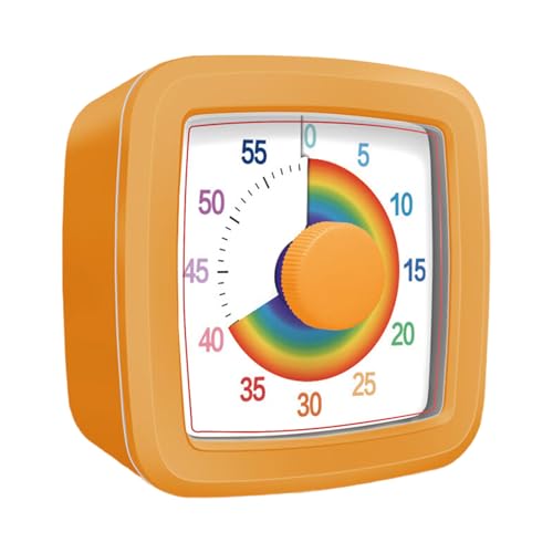 Temporizador Visual Herramienta de autodisciplina para niños Cuenta Regresiva de 60 Minutos Función de Simple para configurar fácilmente Visual para Aprender Herramienta de y
