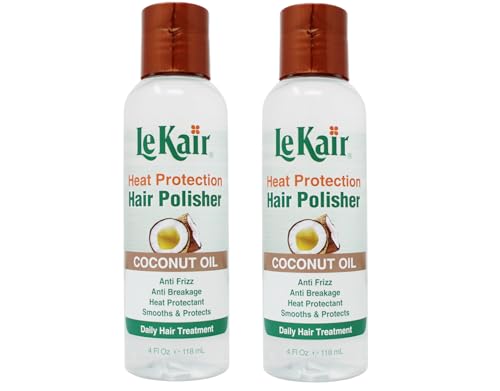 High Heat Protection Hair Polisher - Aceite de Coco 4 Fl Oz - Pack 2 miniatura 1