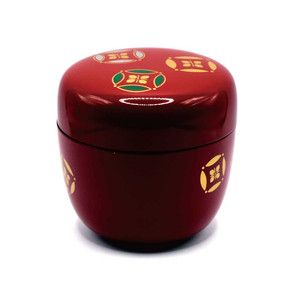 Amazon | 茶道具 中棗 棗 なつめ 朱 丸七宝 樹脂製 茶道 抹茶