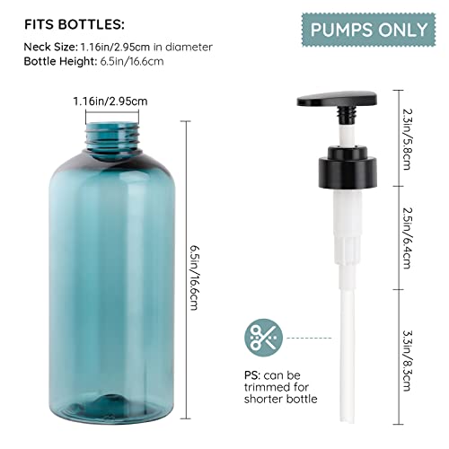 Lotion Dispenser Pump Head, Segbeauty 3 Pack Shampoo Shower Bottle Pump Replacement, Empty Refillable Bottle Tube Pump Top for Soap Conditioner Lotion Body Wash Bathroom Kitchen3