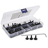 100pcs M5X16/19 Mm Auto Tornillos Establecidos para 2011-2018, Reemplazo de...