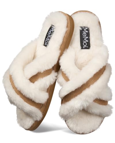 MeMoi Women's Serina Plush Faux Fur Slippers