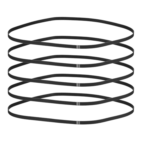 sourcing map 852mm GT-2 Timing Belt 10mm Width 2mm Pitch Black 5pcs