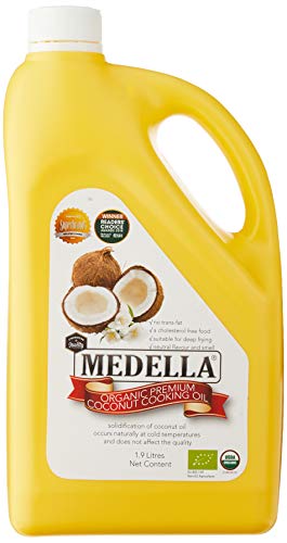 Medella Premium Coconut Organic Cooking Oil 1.9 L