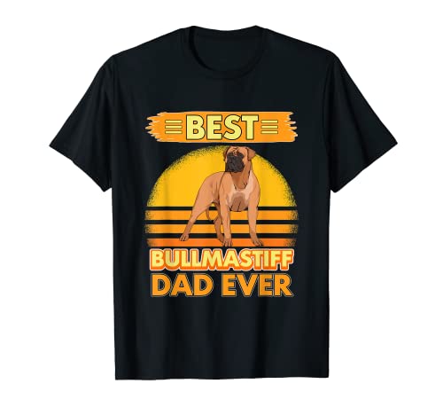 Perro Bullmastiff Best Bullmastiff Dad Ever Bullmastiffs Camiseta