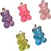 20 pcs Resin gummy bear candy necklace charms cute keychain pendant necklace pendant for DIY decoration