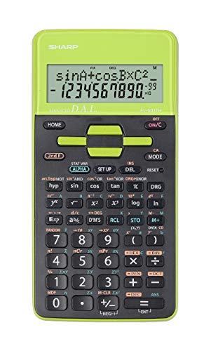 Calculatrice scientifique Sharp SH-EL531THBGR avec affichage 2 lignes et 273 fonctions