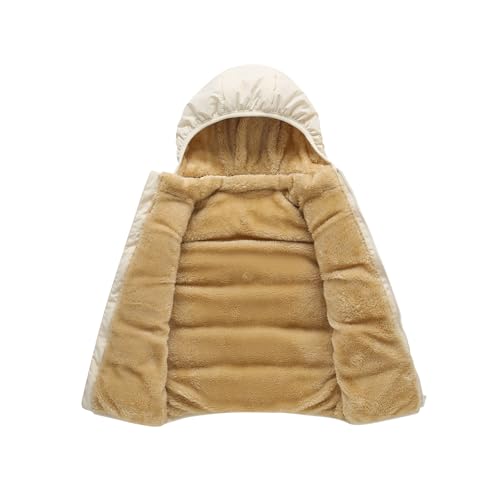 Toddler Puffer Vest Boys Girls Fleece Vest Puffy Toddler Boy Sleeveless Jacket Coat with Removable Hood3