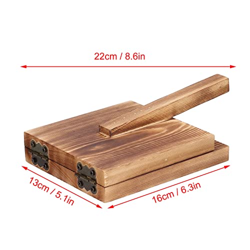 Tortilla Press Wood Tortilla Press Wood Multifunction Nonslip Wooden Handle Fine Workmanship Dough Pressing Tool