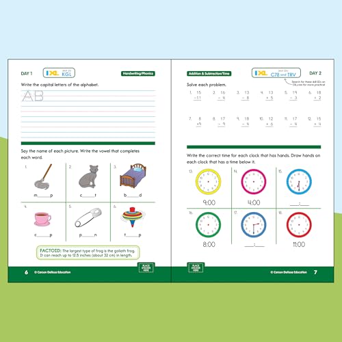 Image of Summer Bridge Activities Quick 1st to 2nd Grade Workbook, Activity Book With Math, Language Arts, Social Studies, Science, Fitness, Writing Practice and Reinforcement Learning