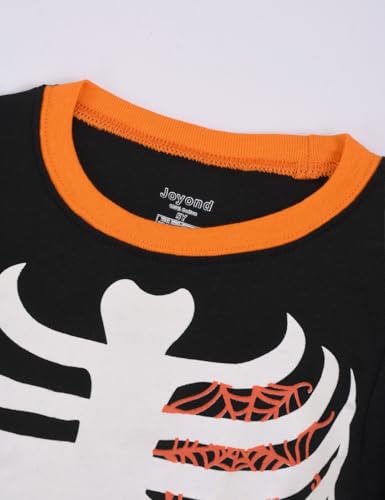 Joyond Boys Girls Halloween Pajamas Thanksgiving Pjs Glow-in-the-Dark 100% Cotton Kids Holiday Sleepwear Size 2T-14Years2