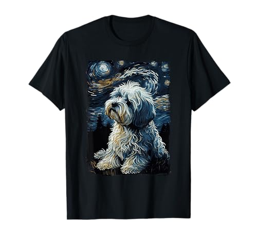 Havanese Dog Starry Night T-Shirt