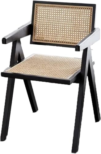 Chaise de bar en bois noir pour îlot de cuisine et coin café de salon