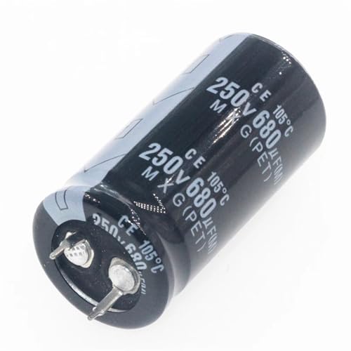 Condensateur électrolytique 680uF 250V radial 25x40mm pour circuits