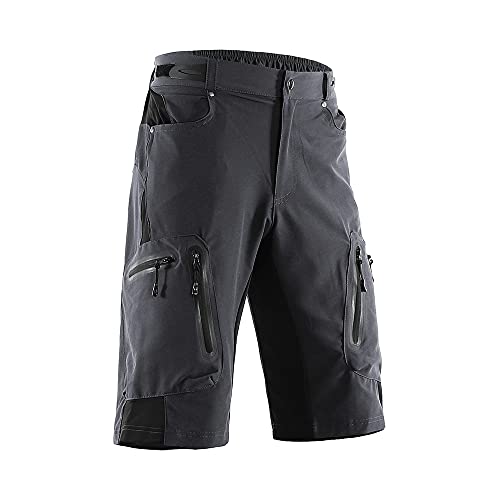 Shorts de ciclismo baggy con bolsillos y cremallera miniatura 6