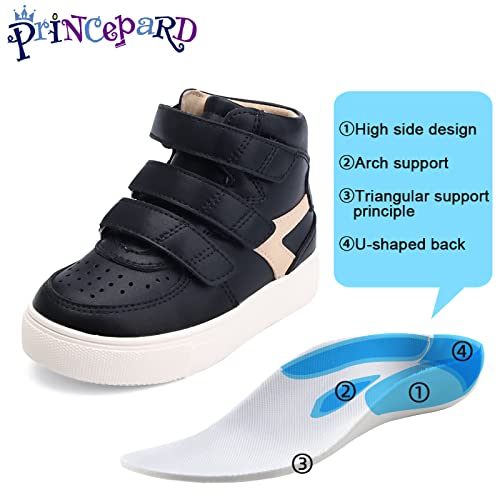 princepard Orthopedic Shoes for Kids, Toddlers High Top Corrective Sneakers with Arch & Ankle Support for Girls and Boys to Correct Foot Problems3