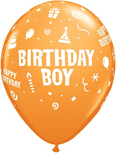 Pioneer Balloon Company 11677 Birthday Boy, 11", Assorted #TOP3