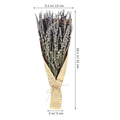 Bouquet de flores secas de lavanda para decoración miniatura 2
