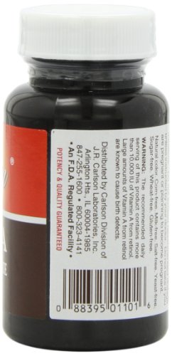 Carlson Labs Vitamin A Palmitate, 15000 Iu, 120 Softgels #TOP2