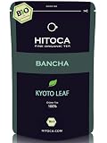 HITOCA® BIO Bancha Tee – Japanischer grüner Tee lose, koffeinarm, mild-nussig, 85g