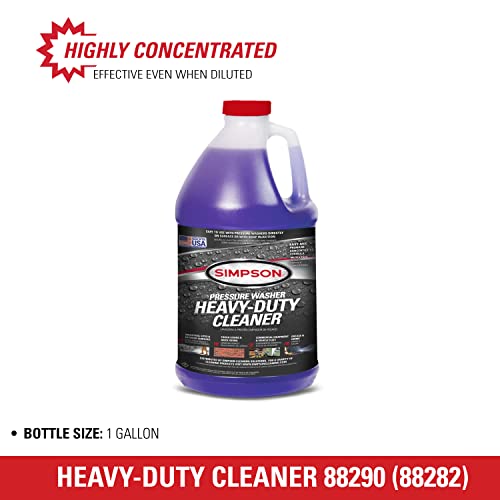 Simpson Cleaning Concentrated Soap Solution for Pressure Washers and Spray Bottles, Use on Concrete, Vinyl Siding Cleaner, Appliances, Windows, Cars, Fences, Decks, 88282 Purple, 1 Gallon - Thumbnail 4
