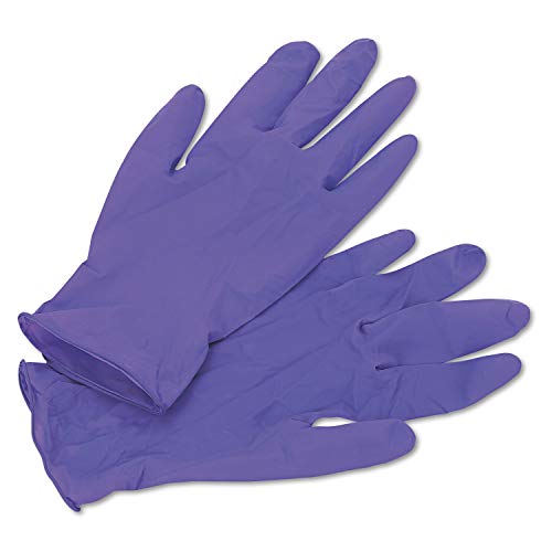 Haylard Health Professional 55082 PURPLE NITRILE Exam Gloves, 242 mm Length, Medium, Purple (Box of 100)