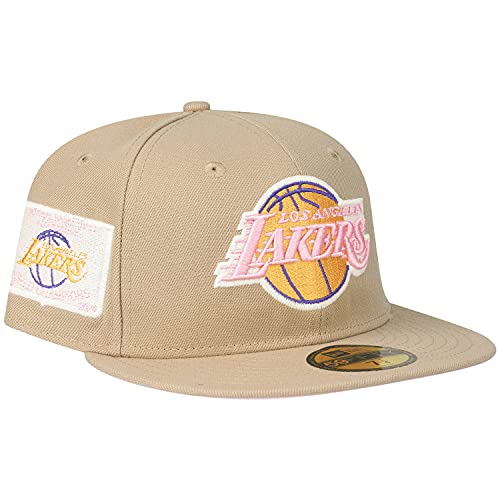 New Era 59Fifty Cap - Los Angeles Lakers Camel beige - 7 7/8
