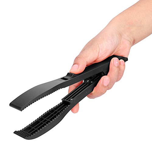 Plastic Fishing Body Fish Grabber Fish Clamp Lip Holder for Saltwater Freshwater (Black)